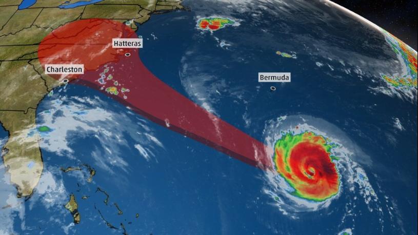 hurricane florence from outer space